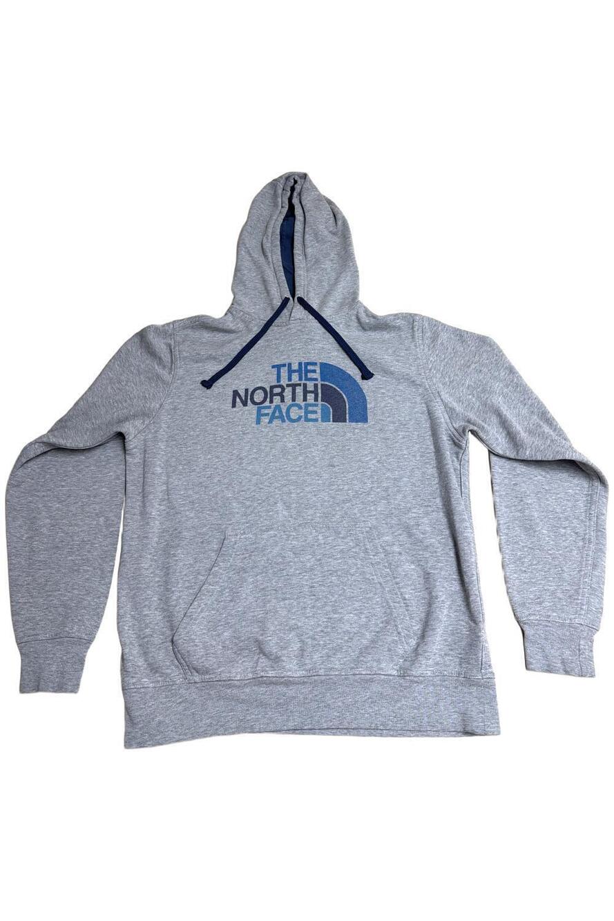 The North Face Men's Half Dome Pullover Long-Sleeve Hoodie Gray/Blue